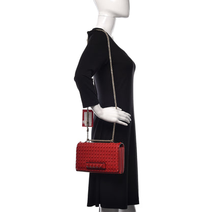 Valentino Garavani Nappa Allover Stud Va Va Voom Shoulder Bag Rosso Valentino 2 of 10