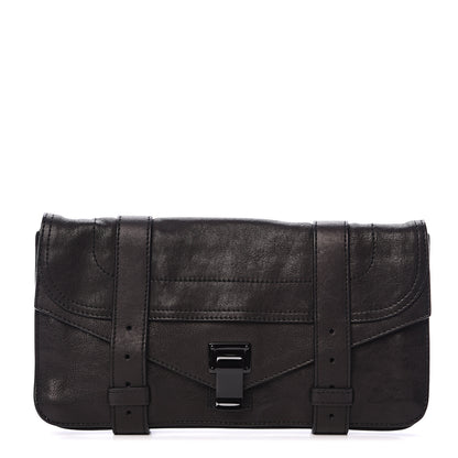 Proenza Schouler Lambskin PS1 Pochette Clutch Black 1 of 7