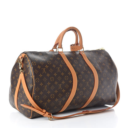 Louis Vuitton Monogram Wavy Keepall Bandouliere 50 3 of 10