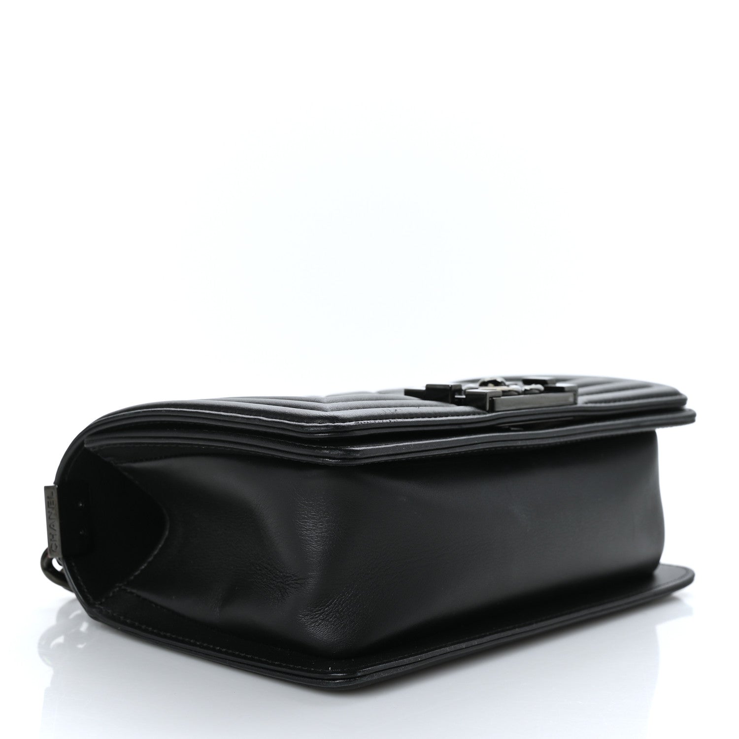 Chanel Calfskin Quilted Small Boy Flap So Black 4 of 9