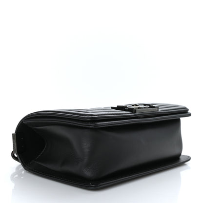 Chanel Calfskin Quilted Small Boy Flap So Black 4 of 9