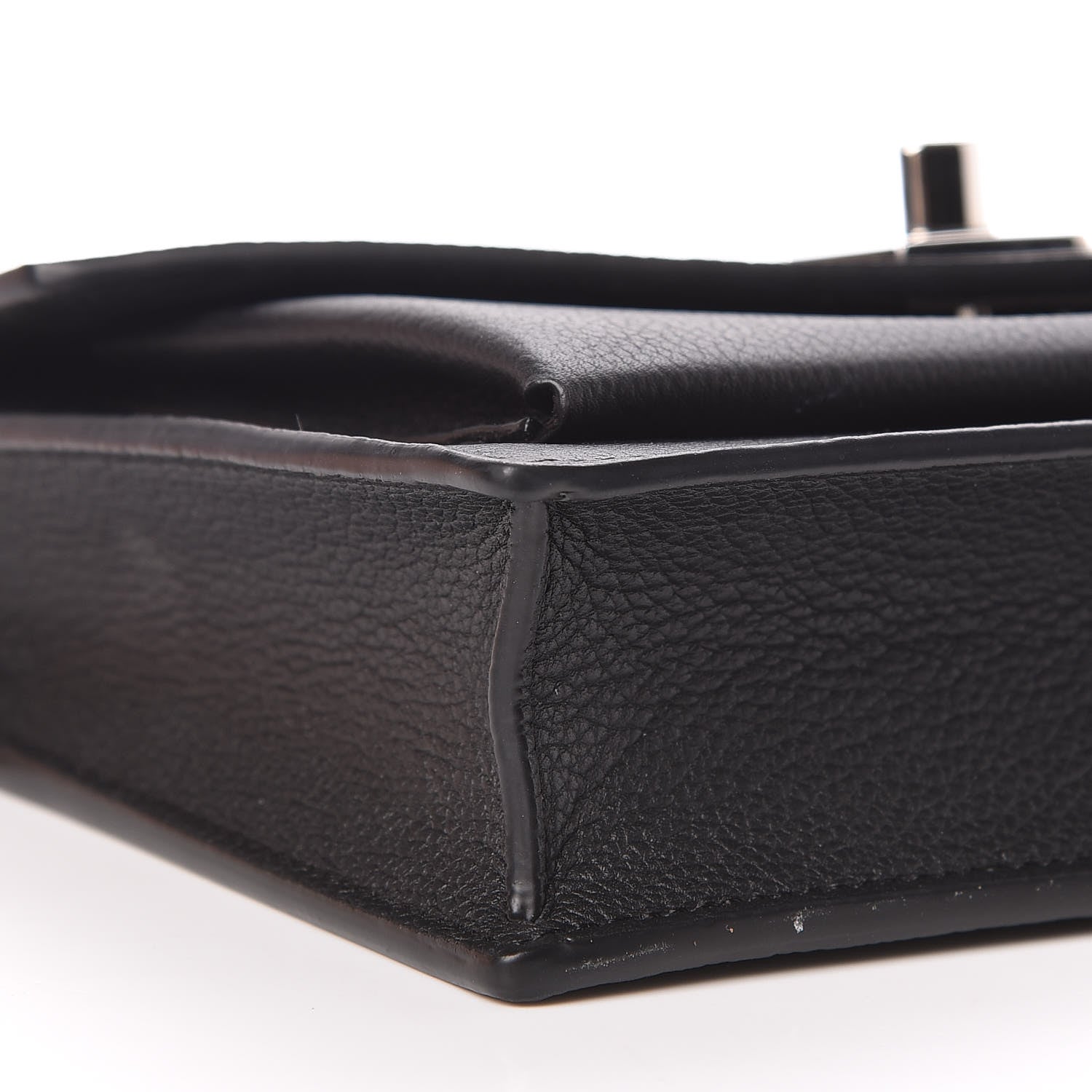 Louis Vuitton Soft Calfskin My Lockme Chain Pochette Black 5 of 12