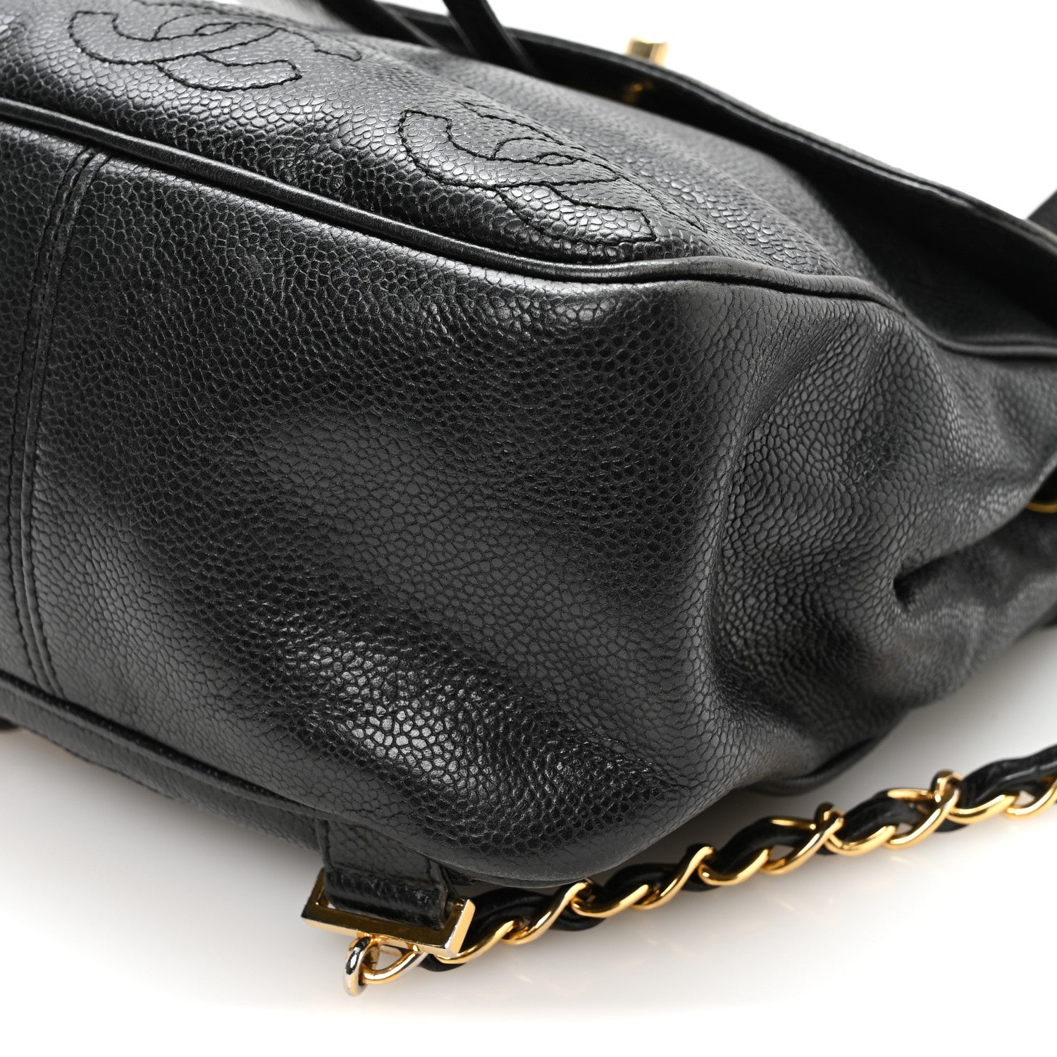 Chanel Caviar CC Backpack Black 9 of 9