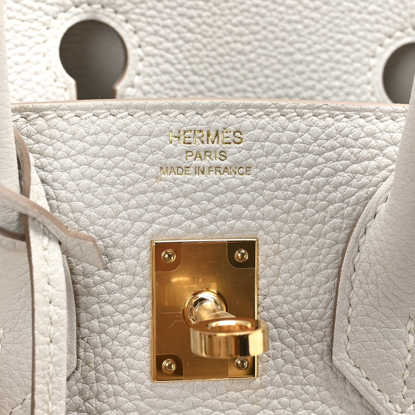 Togo Birkin 25 Gris Pale