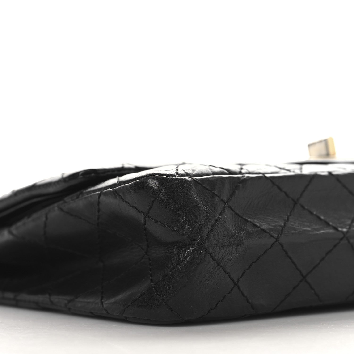 Chanel Aged Calfskin Quilted 2.55 Reissue 225 Flap Black 10 of 14