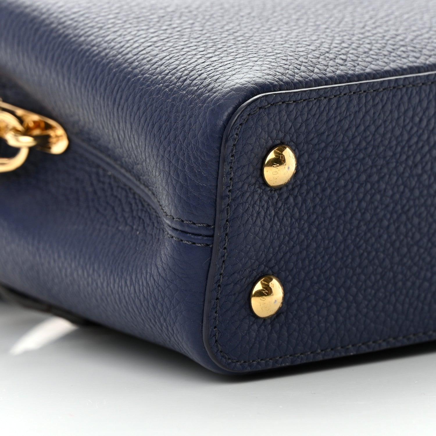 Louis Vuitton Taurillon Snakeskin Mini Capucines Indigo 8 of 12