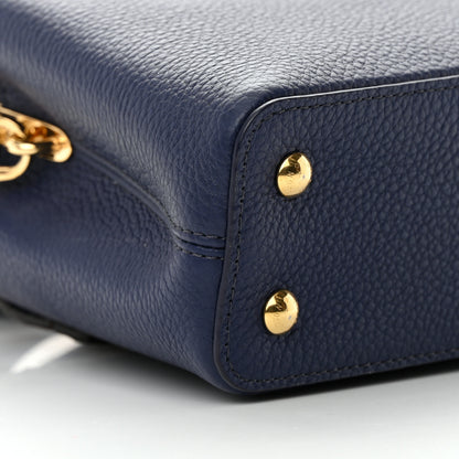 Louis Vuitton Taurillon Snakeskin Mini Capucines Indigo 8 of 12