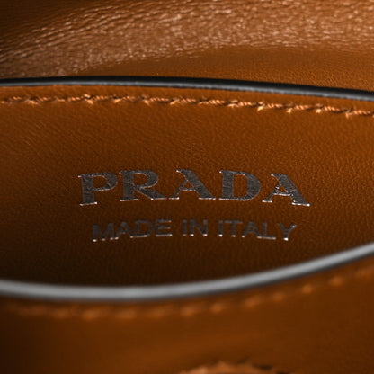 Prada Vitello Daino Soft Mini Double Bag Caramel 6 of 11