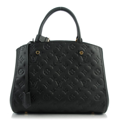 Louis Vuitton Empreinte Montaigne MM Black 1 of 8