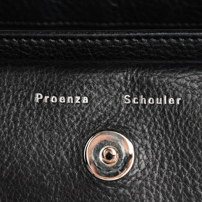 Proenza Schouler Textured Calfskin Mini PS11 Classic Shoulder Bag Black 6 of 7