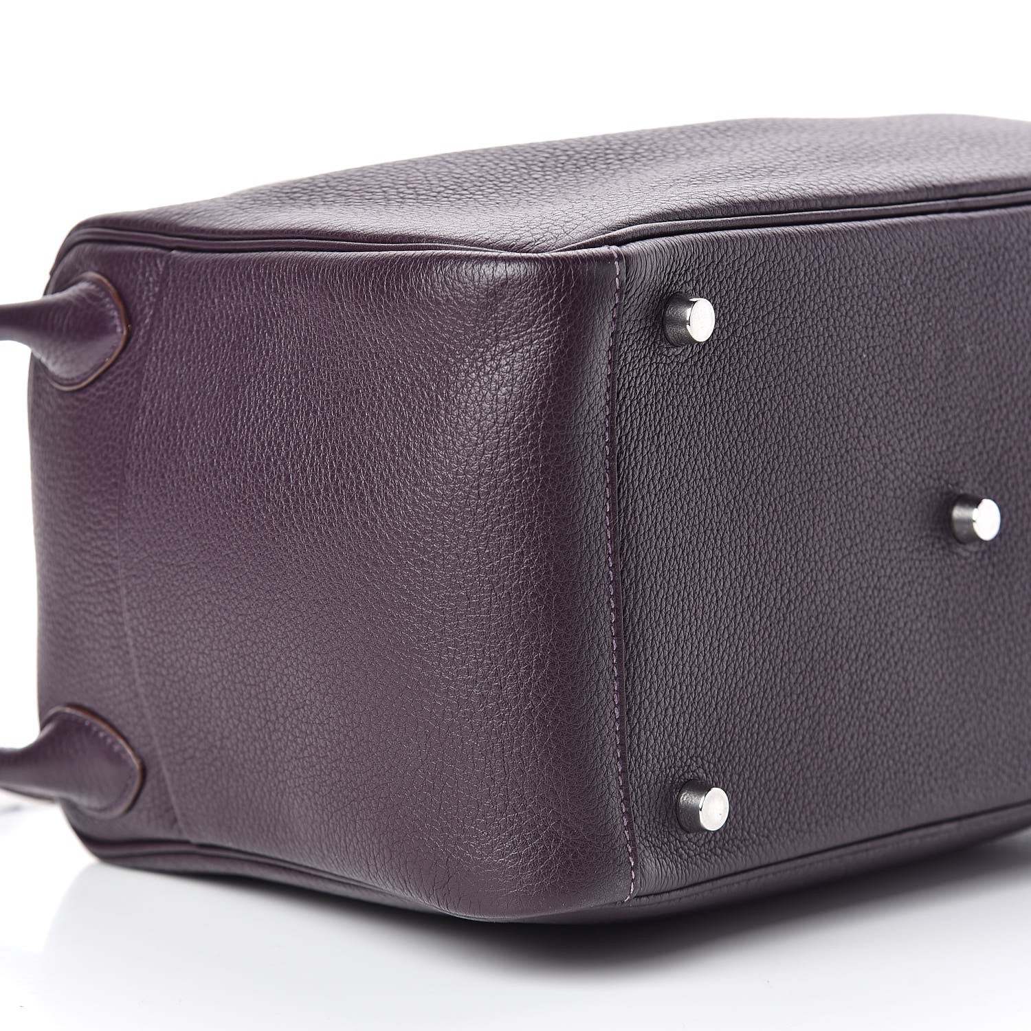 Hermes Taurillon Clemence Lindy 30 Raisin 5 of 10
