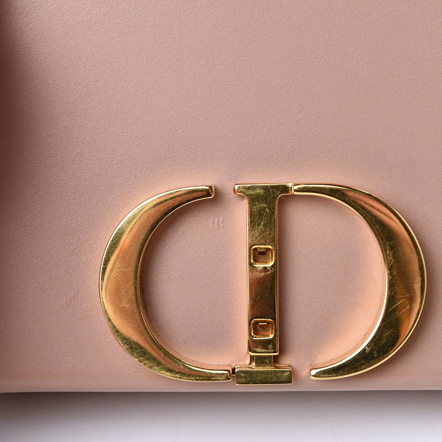 Christian Dior Smooth Calfskin 30 Montaigne Box Bag Pale Pink 7 of 14