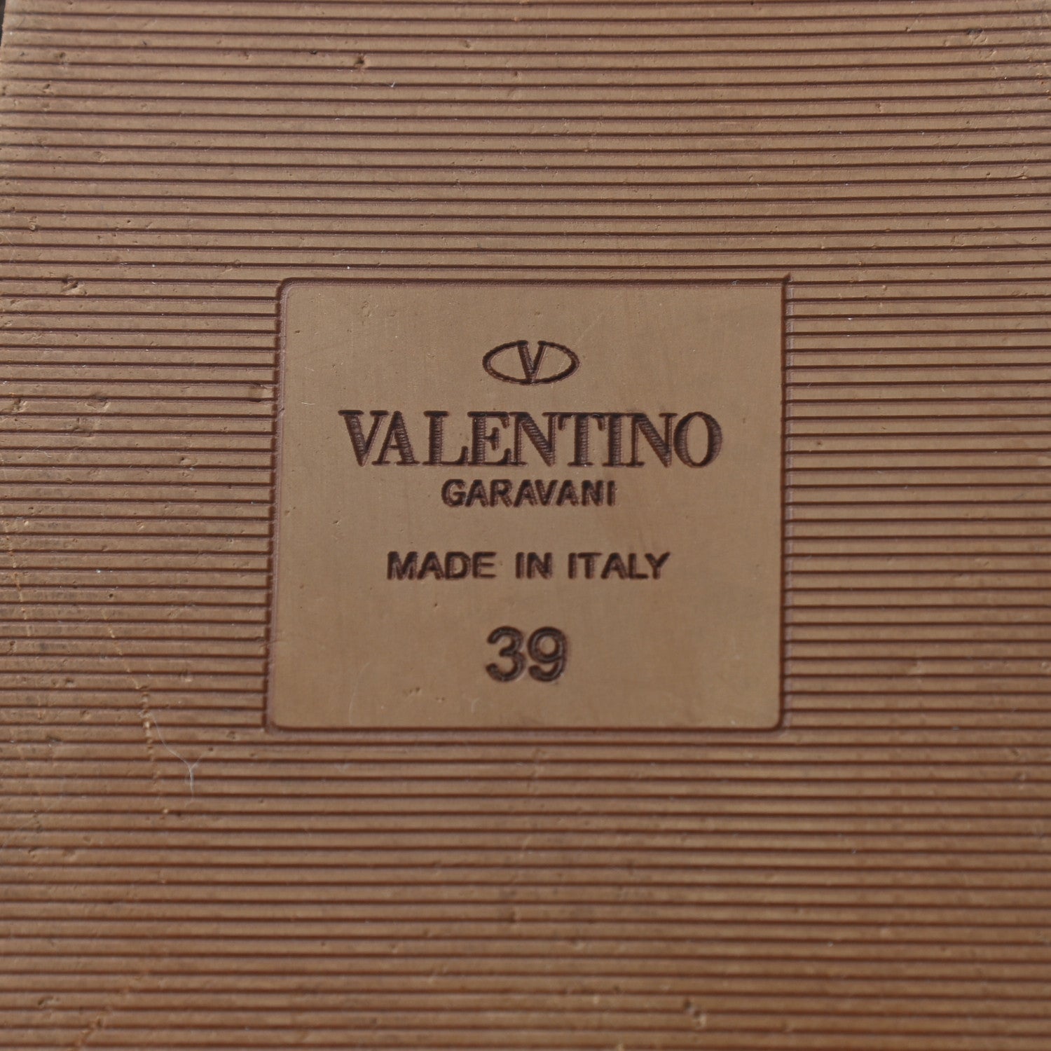 Valentino Garavani Calfskin Atelier 03 Rose Edition Double Buckle Slide Sandals 39 Cuoio 5 of 6