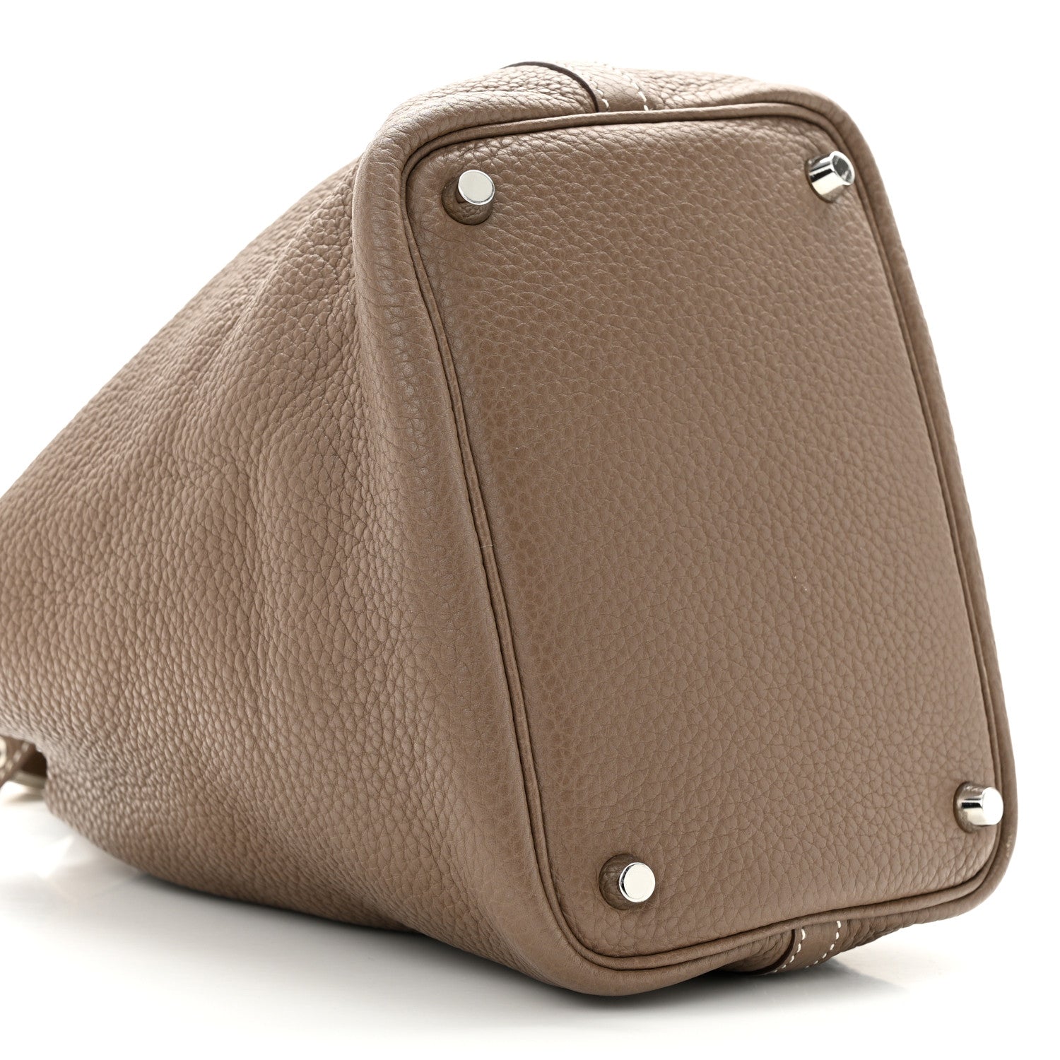 Hermes Taurillon Clemence Picotin Lock 18 PM Etoupe 7 of 13