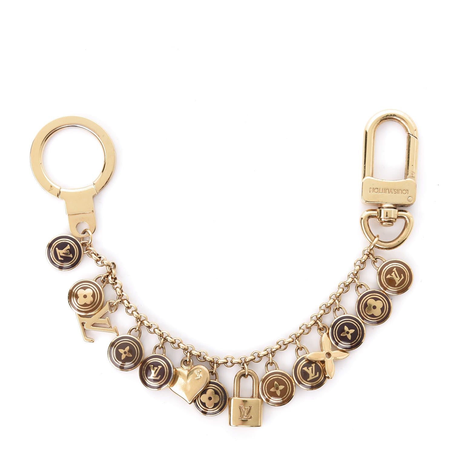 Louis Vuitton Pastilles Key Chain Bag Charm Brown 1 of 2