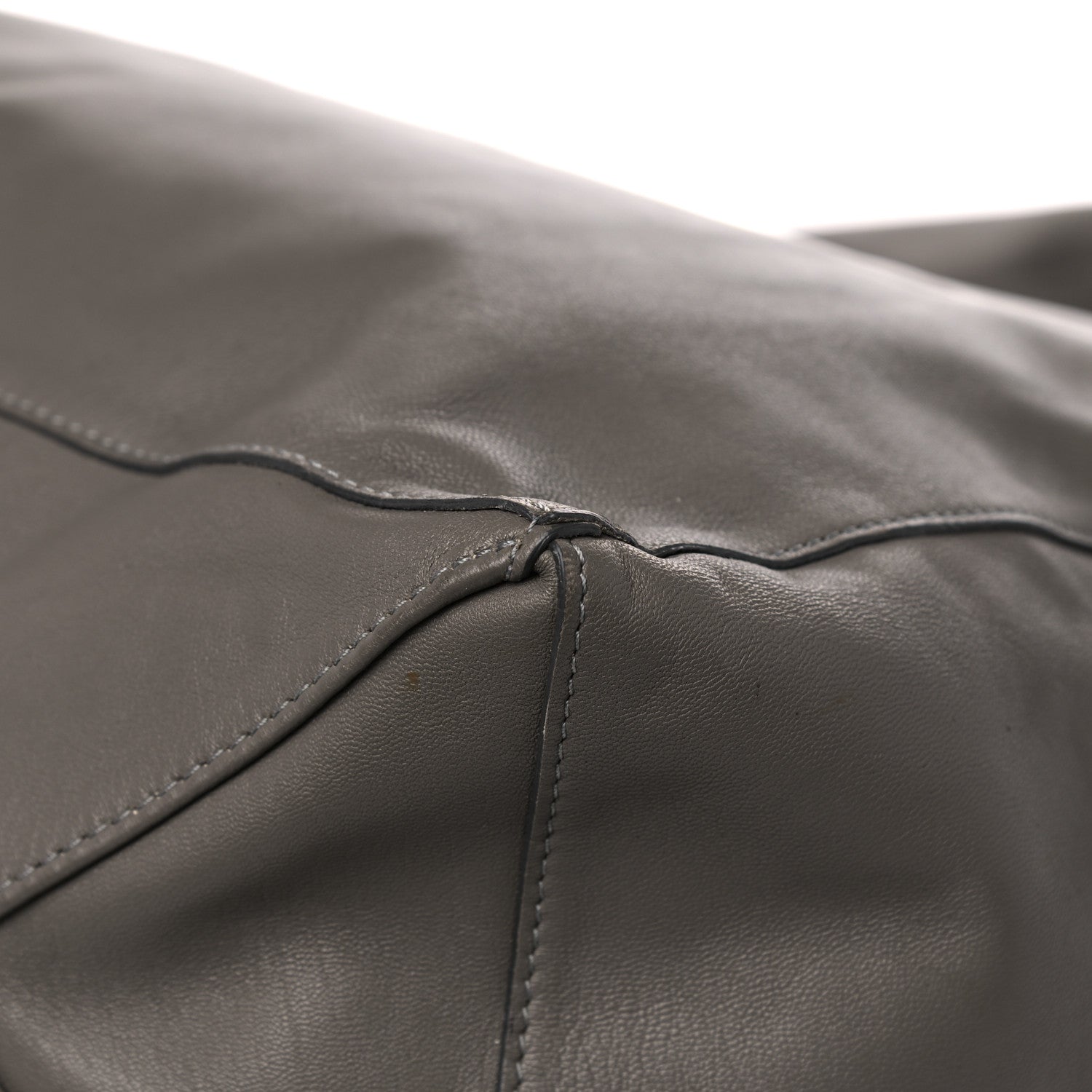 Celine Soft Lambskin Shoulder Cabas Grey 7 of 11