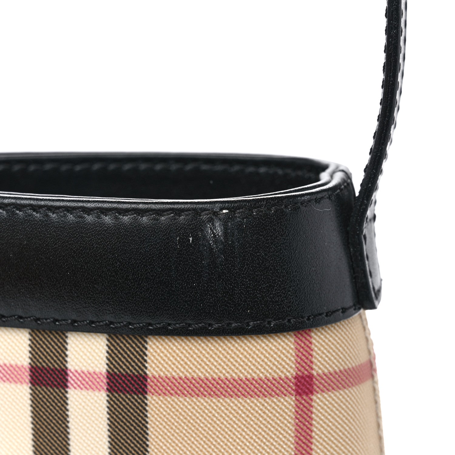 Burberry Prorsum House Check Shoulder Bag Black 12 of 14