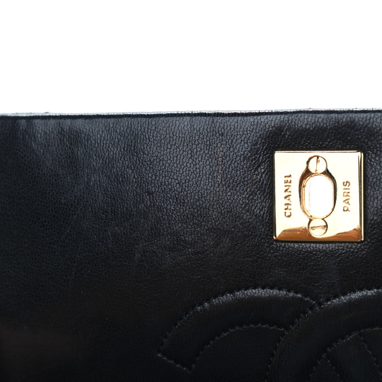 Lambskin Quilted Small Single Flap Black