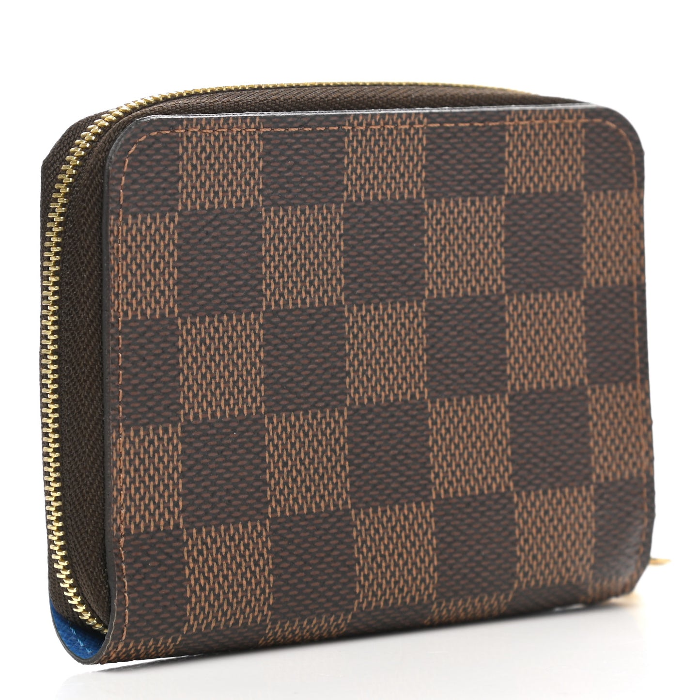 Damier Ebene 2019 Christmas Animation Zippy Coin Purse Blue