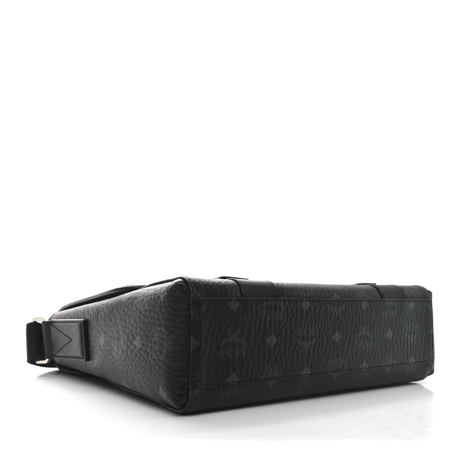 MCM Visetos Medium Aren Messenger Bag Black 4 of 9