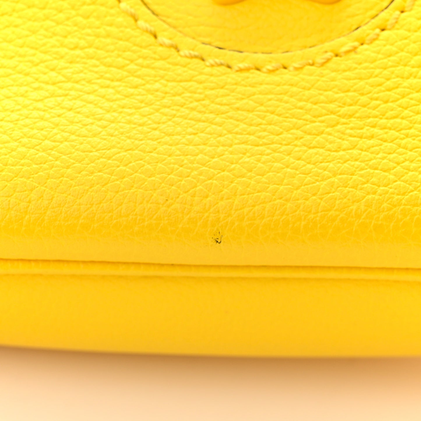 Calfskin La Medusa Mini Hobo Crossbody Yellow