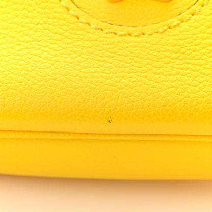 Versace Calfskin La Medusa Mini Hobo Crossbody Yellow 10 of 13