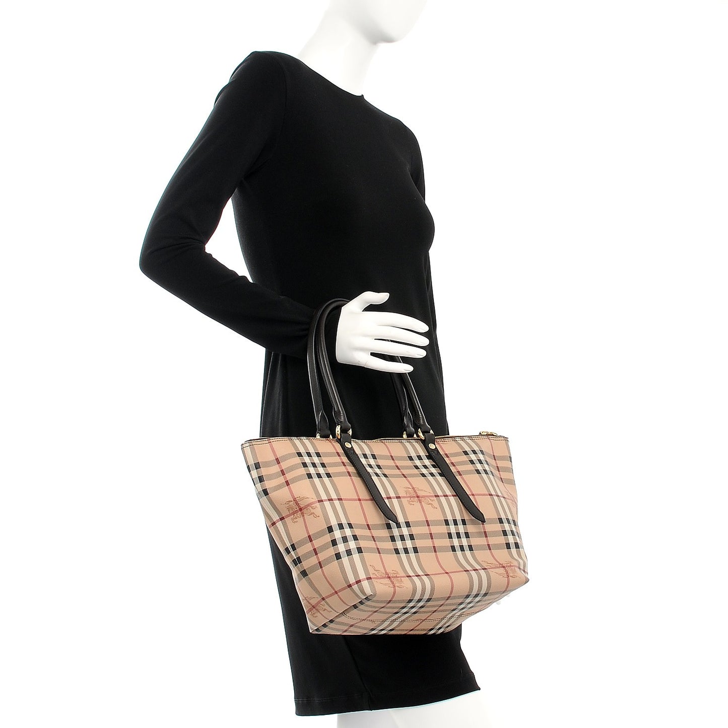 Haymarket Check Small Salisbury Tote Chocolate