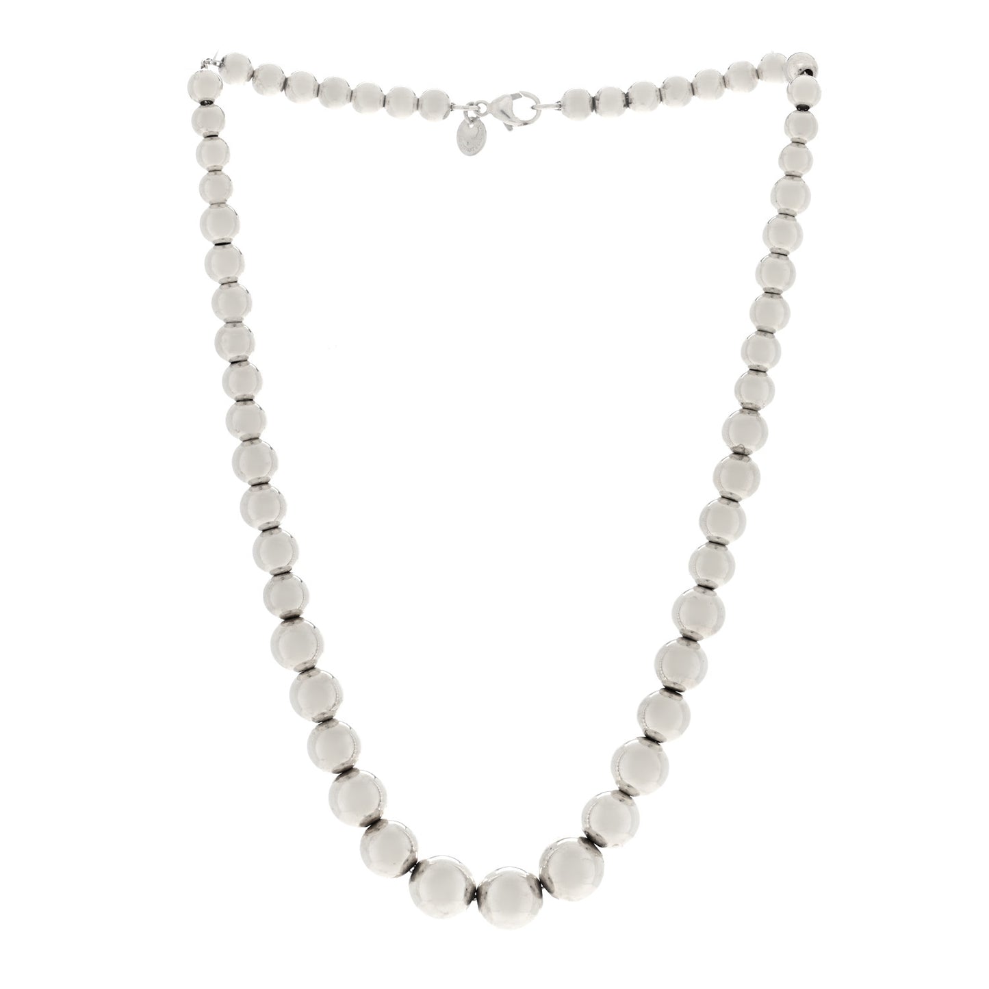 Sterling Silver HardWear Graduated Ball Necklace