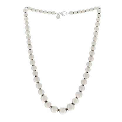 Tiffany Sterling Silver HardWear Graduated Ball Necklace 3 of 4