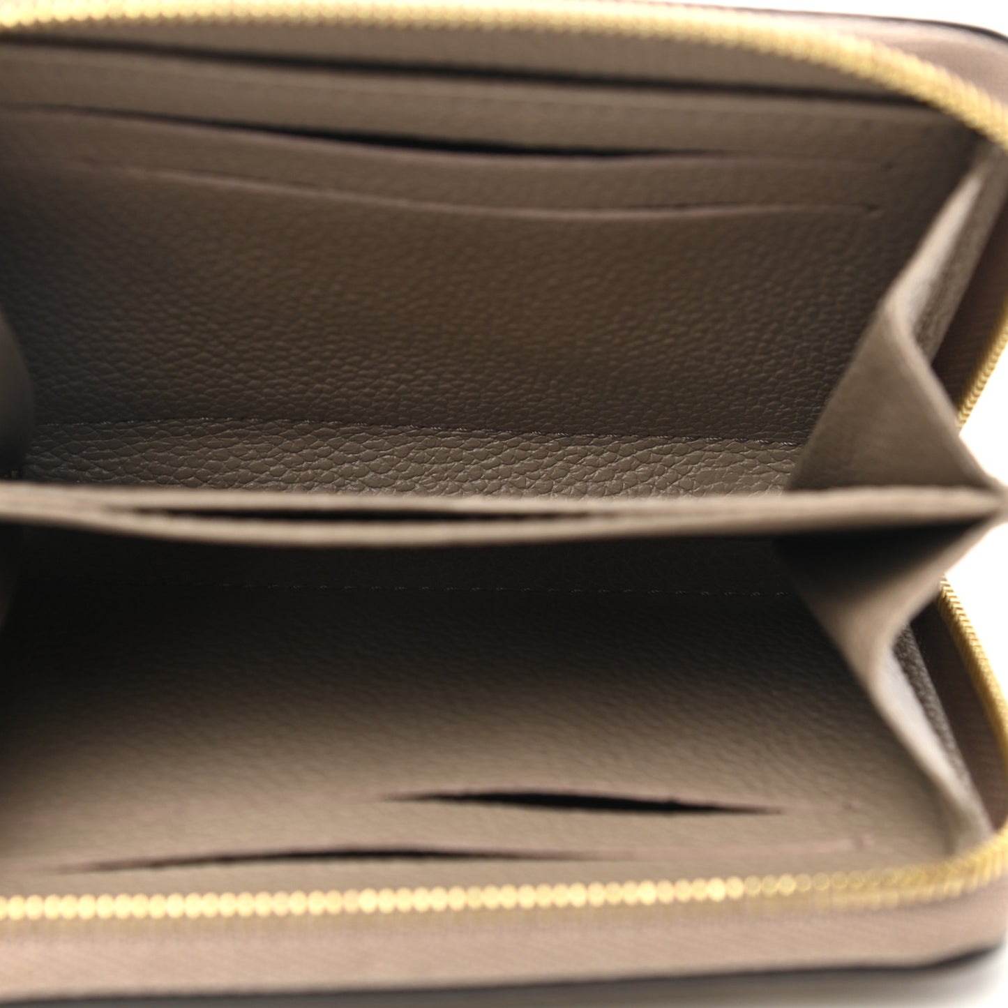 Empreinte Monogram Giant Zippy Coin Purse Tourterelle Creme