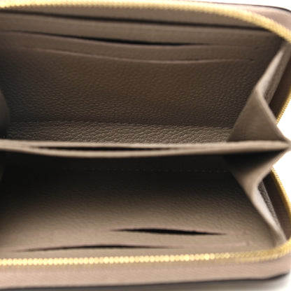 Louis Vuitton Empreinte Monogram Giant Zippy Coin Purse Tourterelle Creme 5 of 6