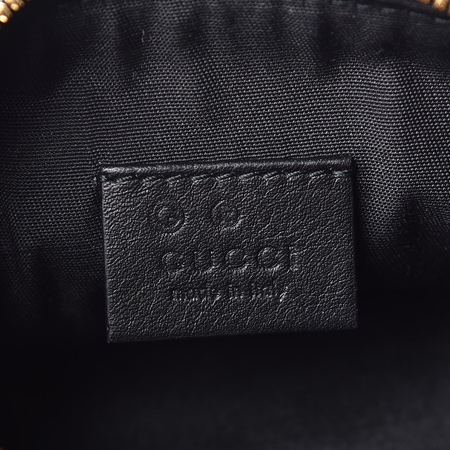 Gucci Microguccissima Small Cosmetic Case Black 6 of 9
