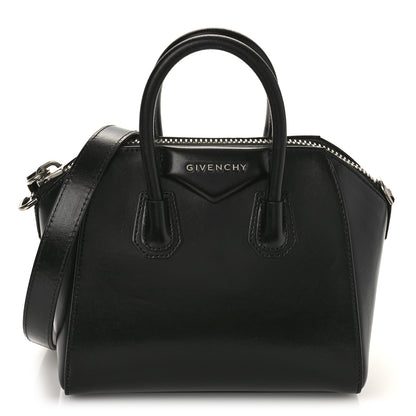 Givenchy Shiny Lord Calfskin Mini Antigona Black 1 of 8