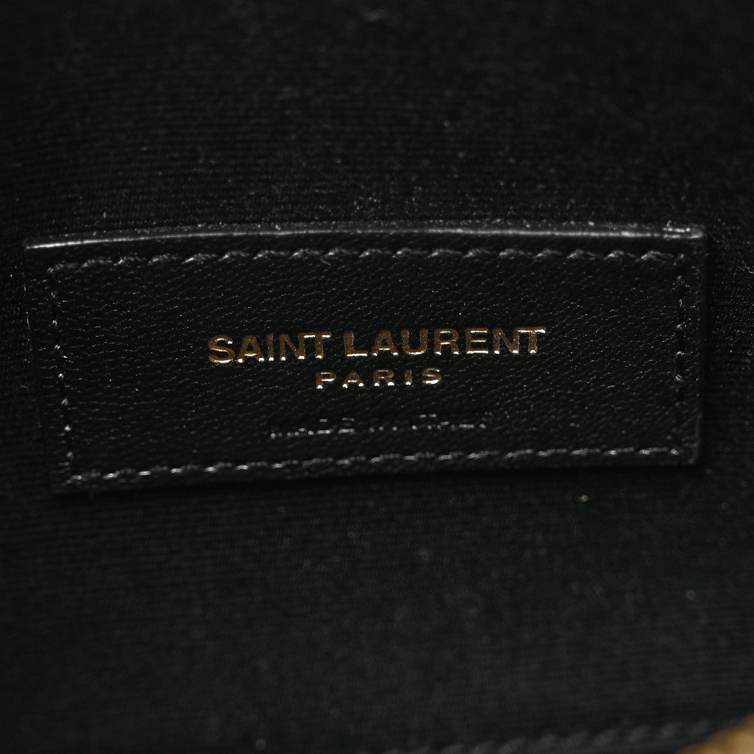 Saint Laurent Patent Tartarugato Monogram Bill Pouch Tortoise Brown 6 of 6