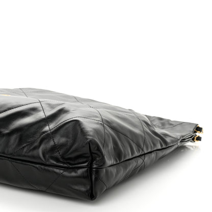 Chanel Shiny Calfskin Quilted Chanel 22 Black 11 of 11