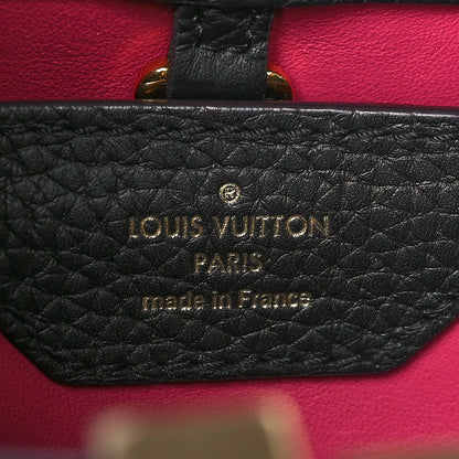Louis Vuitton Taurillon Capucines BB Black 6 of 9