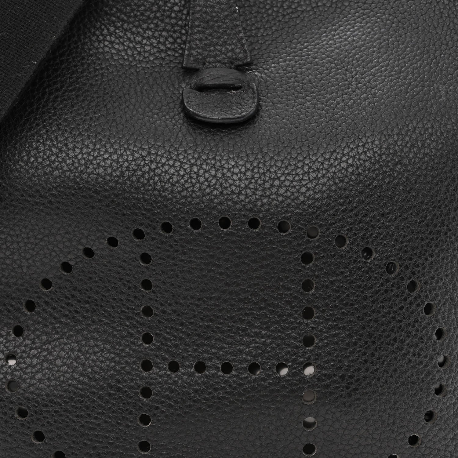 Hermes Taurillon Clemence Evelyne III PM Black 8 of 10