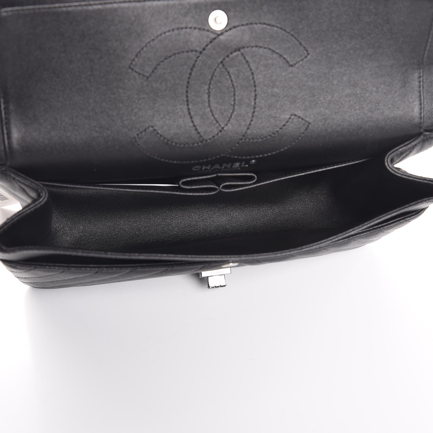 Chanel Sheepskin Chevron Quilted 2.55 Reissue 226 Flap So Black 6 of 9