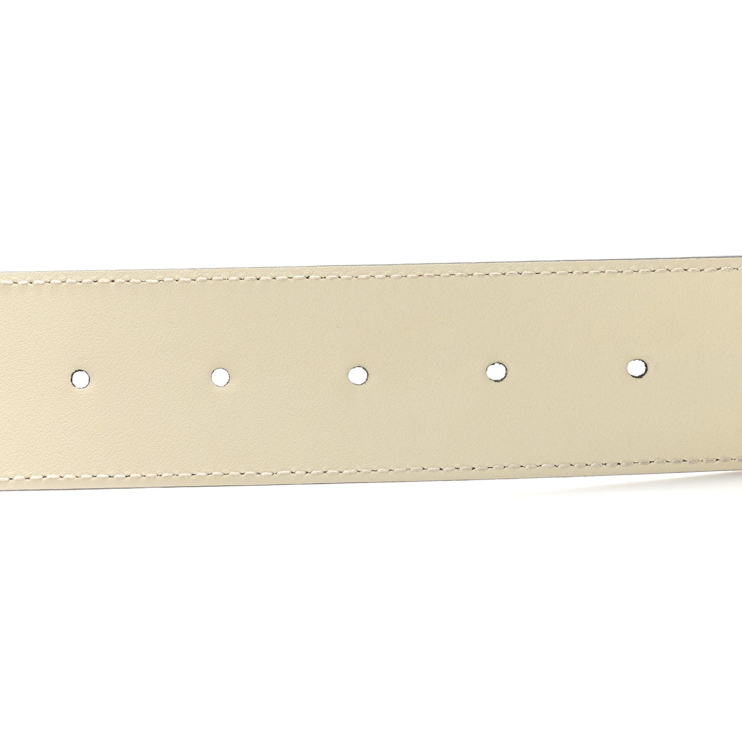 Calfskin Double G 40mm Belt 90 36 Mystic White