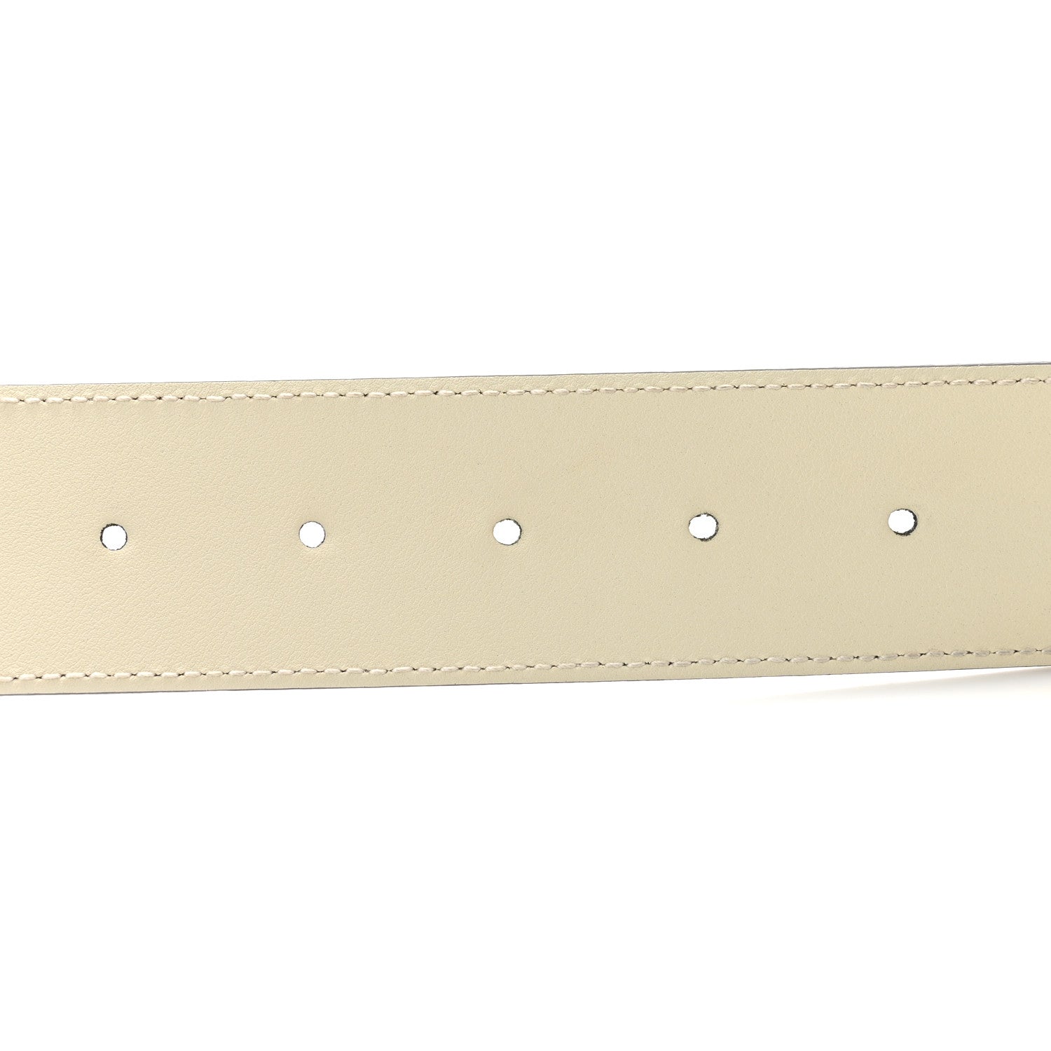 Gucci Calfskin Double G 40mm Belt 90 36 Mystic White 4 of 7