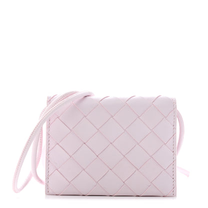 Bottega Veneta Nappa Intrecciato Card Case On Strap Bliss 1 of 7