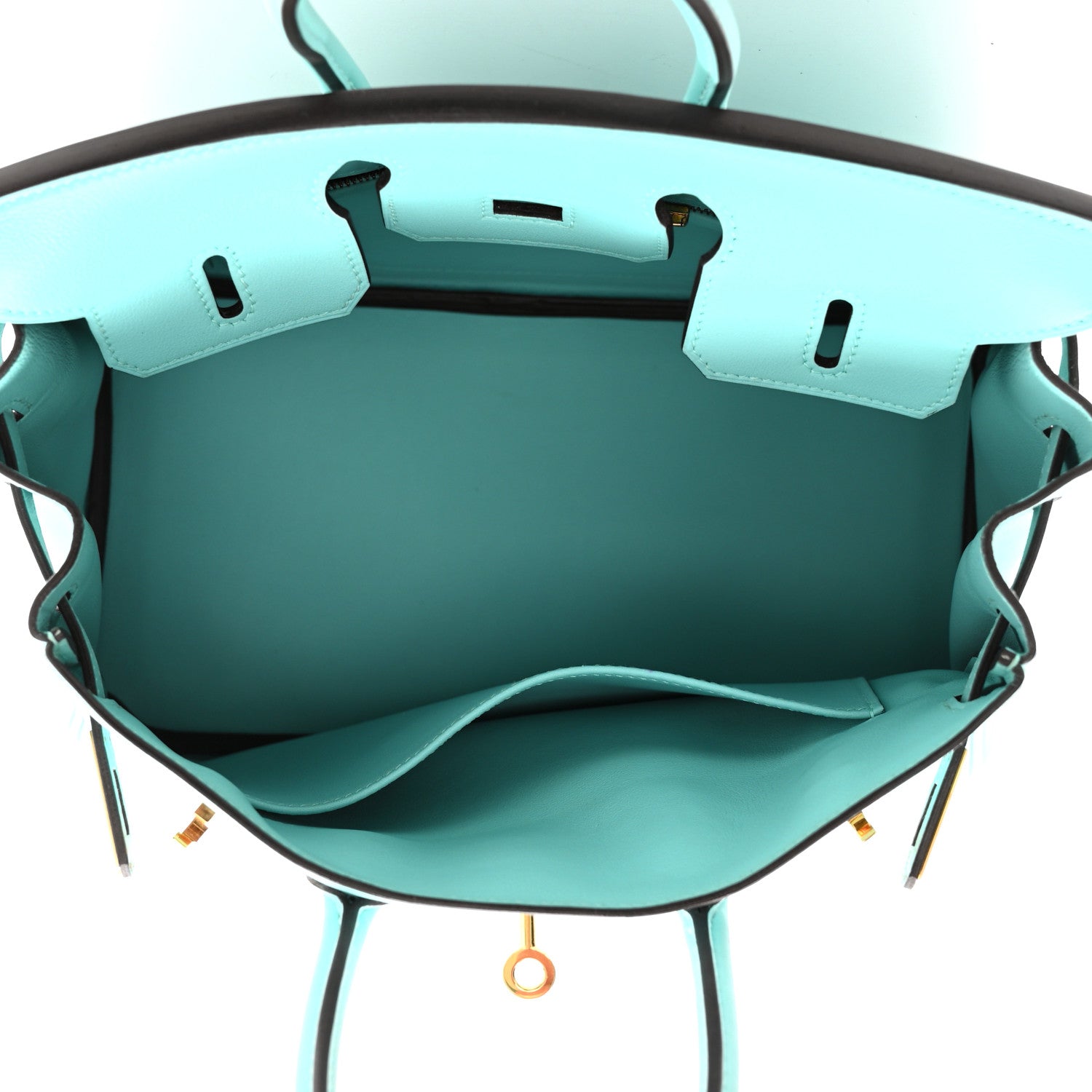 Hermes Swift Birkin 25 Bleu Atoll 5 of 12