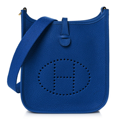 Hermes Taurillon Maurice Evelyne TPM Bleu France 1 of 10