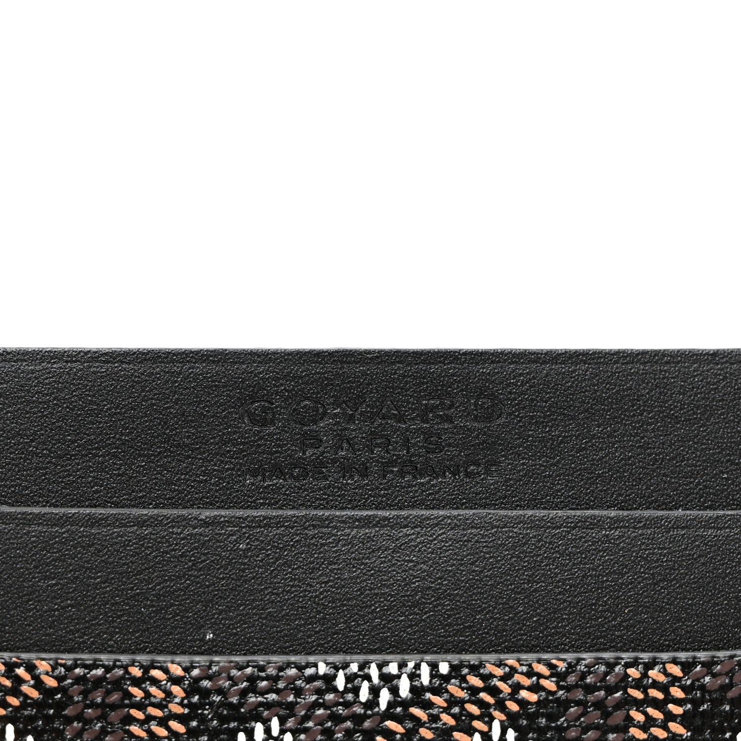 Goyard Goyardine Saint Sulpice Card Holder Black 5 of 6