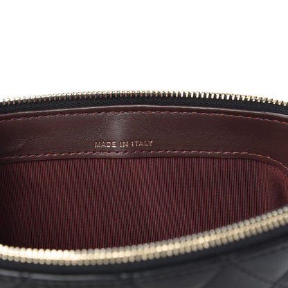 Chanel Lambskin Quilted Small Clutch With Chain Black 8 of 12