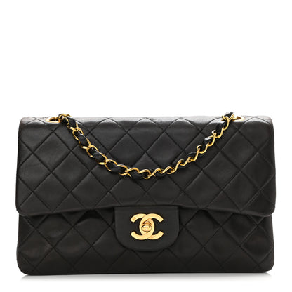 Chanel Lambskin Quilted Small Double Flap Black 1 of 8