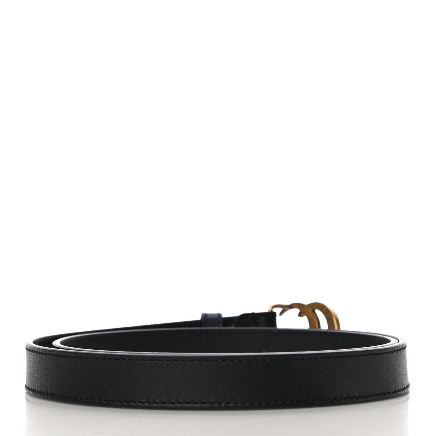 Calfskin Double G 20mm Belt 80 32 Black