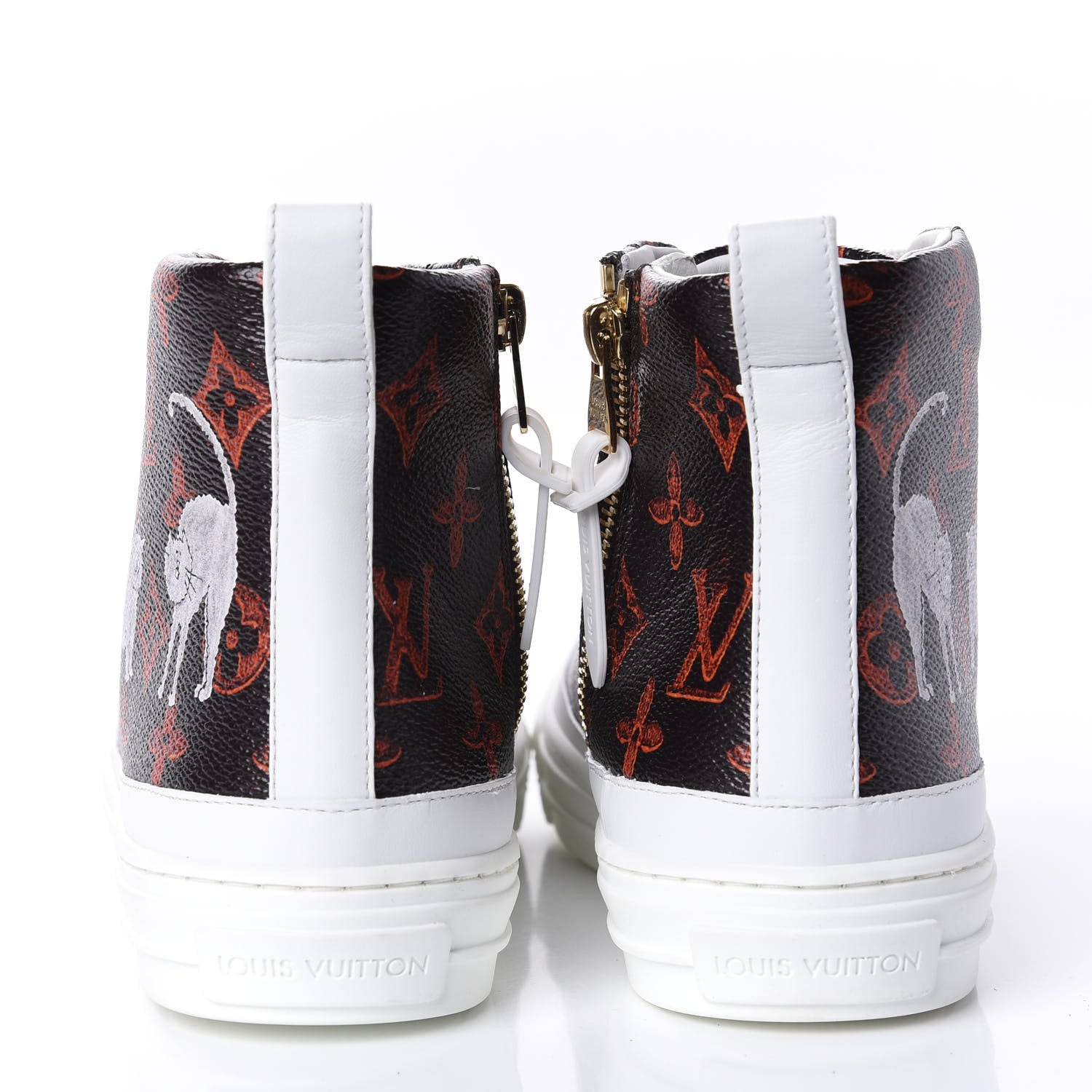 Louis Vuitton Catogram Stellar Sneaker Boots 37.5 Marron 6 of 9