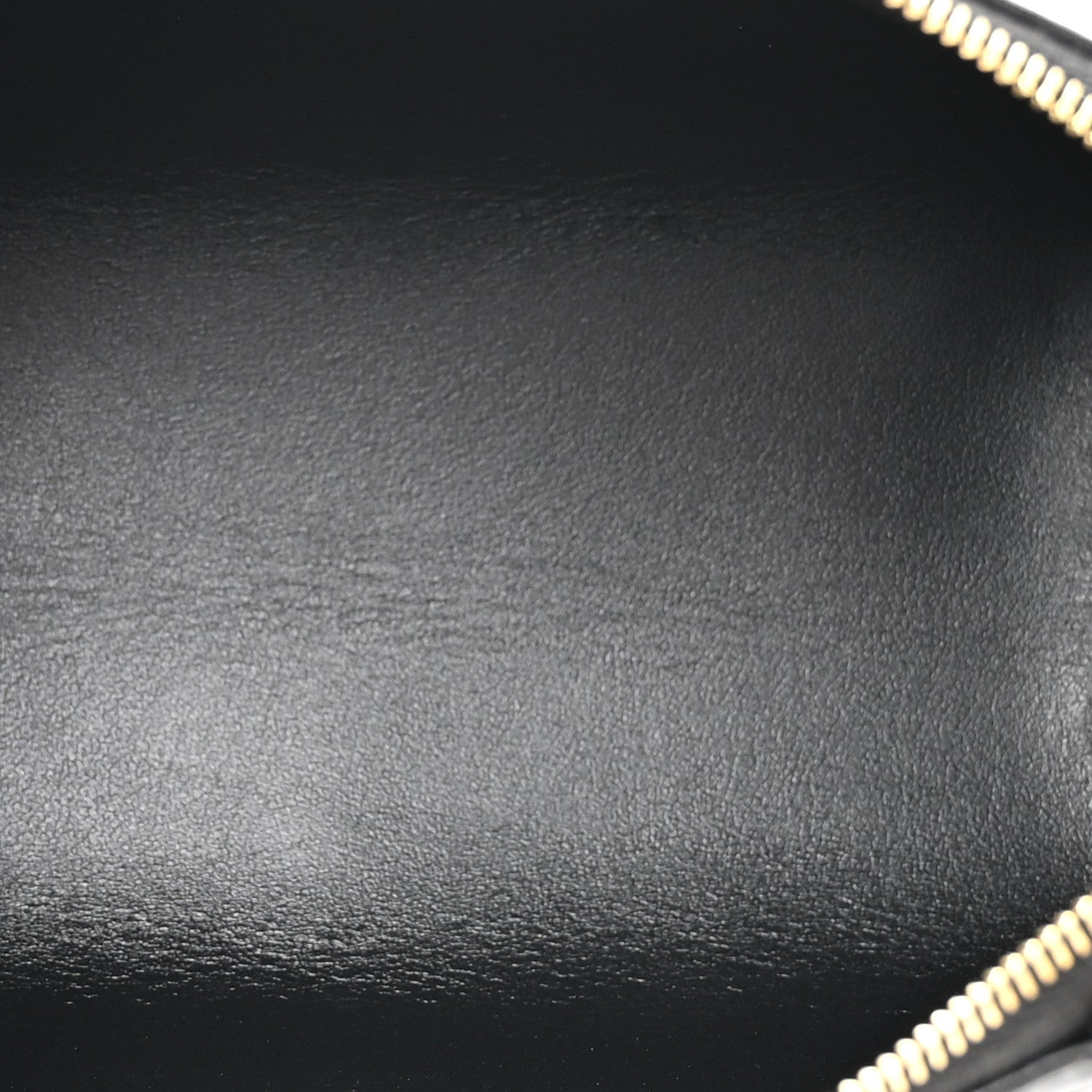 Celine Smooth Calfskin Cuir Triomphe Clutch on Chain Black 5 of 11