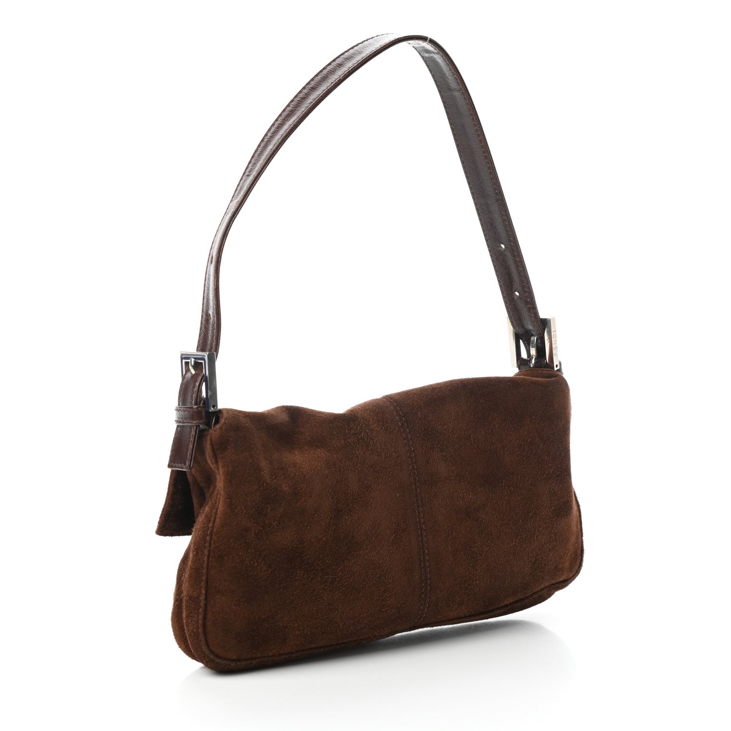 Fendi Suede Baguette Brown 3 of 9